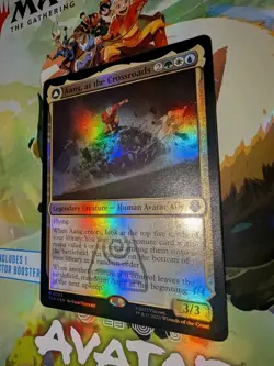 MTG Aang, at the Crossroads Aang, Destined Savior Avatar Last Airbender Foil - Image 2