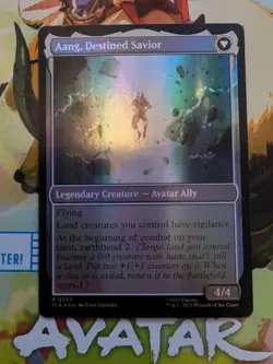 MTG Aang, at the Crossroads Aang, Destined Savior Avatar Last Airbender Foil - Image 3