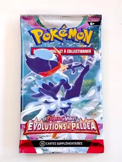 BOOSTER DE 10 CARTES POKEMON EVOLUTIONS A PALDEA EV02 FR NEUF SCELLE PALMAVAL - Image 1