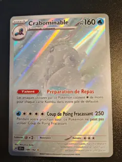Carte Pokemon : Crabominable 149/142 Couronne Stellaire 🇫🇷 - Image 1