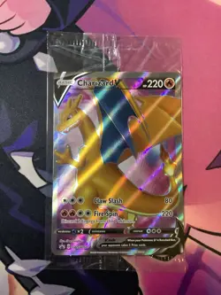 Pokemon TCG Charizard V SWSH050 SEALED Black Star Promo Sword & Shield - Image 1