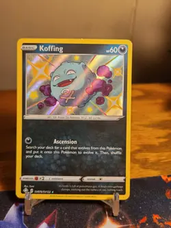 Pokemon TCG Koffing Shiny Vault Holo Card SV076/SV122-SHINING Fates - Image 1