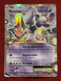 Mewtwo EX 52/108 Ultra Rare Pokemon TCG XY - Evolutions NM - Image 1