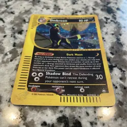 Pokemon Umbreon Aquapolis Holo NM/Mint + Swirl - Image 3