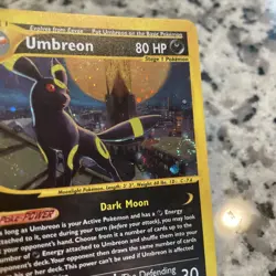 Pokemon Umbreon Aquapolis Holo NM/Mint + Swirl - Image 4