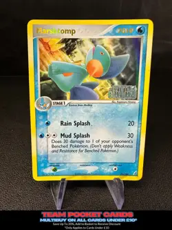 Marshtomp 24/100 Reverse Holo, EX Crystal Guardians, Pokemon, LP - Image 1