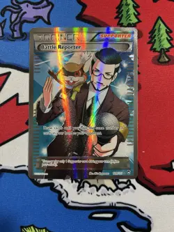 Battle Reporter x1 Pokemon TCG Full Art Ultra Rare Furious Fists # 109/111 - Image 1
