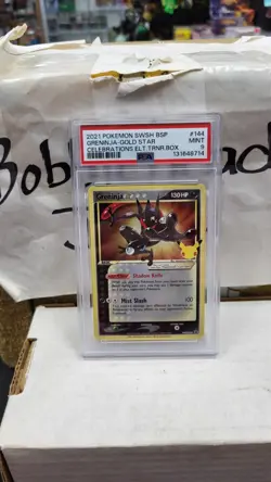 2021 GRENINJA GOLD STAR CELEBRATIONS CLASSIC COLLECTION POKEMON PSA 9 #SWSH144 - Image 1