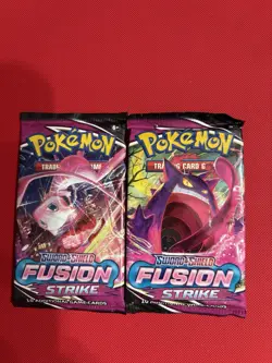 Pokemon TCG Fusion Strike Booster 2x Booster Pack Bundle Lot - New SEALED - Image 1
