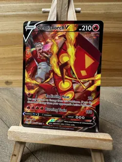 Pokemon Lost Origin Trainer Gallery Holo,Full Art Centiskorch V #TG14/TG30 NM - Image 1