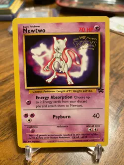 Pokemon TCG Mewtwo Wizards Black Star Promos 3 Regular Promo - Image 1