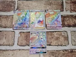 Pokemon TCG VMAX Ultra Holo Rare Lot Of 4 English 💎 Dragapult Calyrex - Image 1