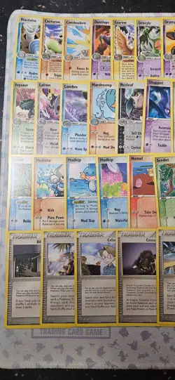 complete set of non holo ex crystal guardians pokemon LP/NM - Image 2