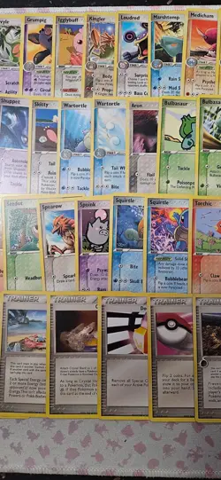 complete set of non holo ex crystal guardians pokemon LP/NM - Image 3