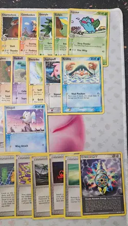 complete set of non holo ex crystal guardians pokemon LP/NM - Image 5