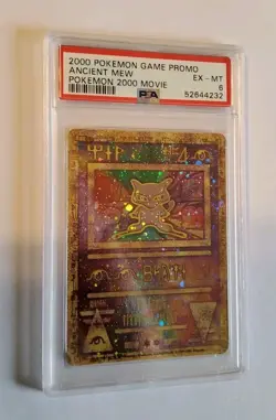 2000 Pokemon Ancient Mew Holo PSA 6 Pokemon Movie Game Promo - Image 2