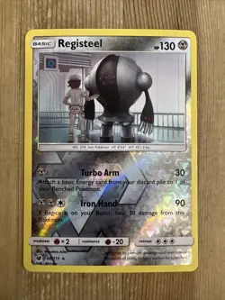 Pokemon TCG Registeel Crimson Invasion 68/111 Reverse Holo Rare NM - Image 1