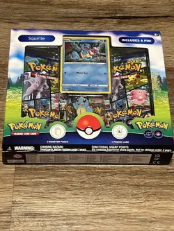 Pokemon Go - Squirtle Pin Collection New/Sealed - Image 1