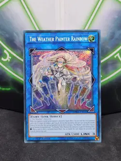 Yugioh The Weather Painter Rainbow SPWA-EN035 Secret Rare 1st Edition NM - Image 1