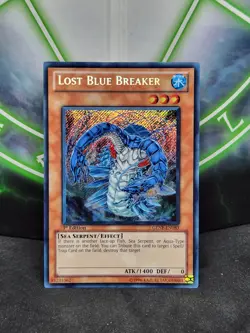 Yugioh Lost Blue Breaker GENF-EN083 Secret Rare 1st Edition NM - Image 1