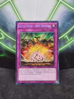 Yugioh Delta Crow - Anti Reverse LC5D-EN140 Secret Rare 1st Edition NM - Image 1