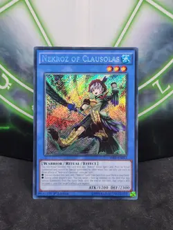 Yugioh Nekroz of Clausolas THSF-EN013 Secret Rare 1st Edition NM - Image 1