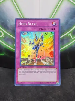 Yugioh Hero Blast RYMP-EN032 Super Rare 1st Edition NM - Image 1