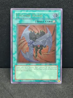 Yugioh - Cyclone Blade - Ultimate Rare - POTD-EN043 NM - Image 1