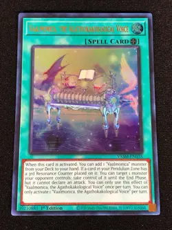 Yugioh Vaalmonica, The Agathokakological Voice VASM-EN035 1st Ultra (NM) - Image 1