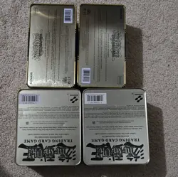 YUGIOH YUGI SUMMONED SKULL AND DARK MAGICIAN COLLECTORS TINS (EMPTY TINS ONLY) - Image 2