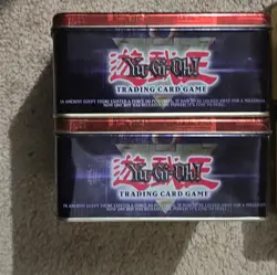 YUGIOH YUGI SUMMONED SKULL AND DARK MAGICIAN COLLECTORS TINS (EMPTY TINS ONLY) - Image 3