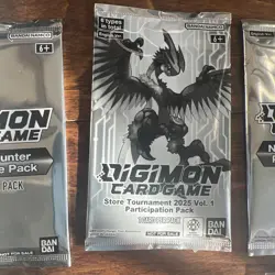 DIGIMON CARD GAME STORE TOURNAMENT KIT 2025 Vol 1 NEW & SEALED ENGLISH & Promos - Image 4