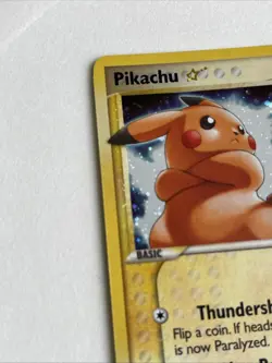 Pokemon Gold Star Pikachu Holon Phantoms 104/110 Holo Card RARE Must See Pokemon - Image 4