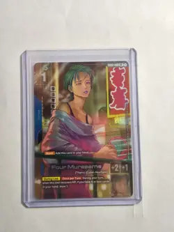 Gundam Card Game Dual Impact Pilot Card GD02-085 R+ Four Murasame - Image 1