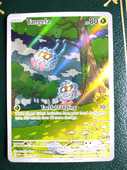 Tangela 178/165 MEW 151 Illustration Rare Pokemon TCG Holo S&V Card NM - Image 1