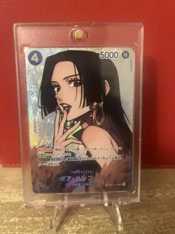 Boa Hancock OP01-078 & OP04 SR SP One Piece Card Japanese Kingdoms of Intrigue - Image 1