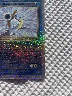 Dark Blastoise S2/S4 Legendary Collection Jumbo Oversized BoxTopper Pokemon Card - Image 5