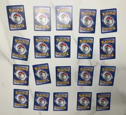Lot of 20 Pokemon Cards Base Set including Brock's Vulpix 37/132 - Image 4