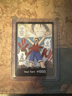 Luffy Don!! Your Turn +1000 Romance Dawn One Piece Card (M) - Image 1