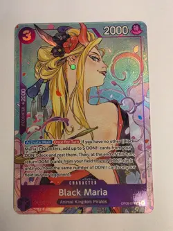 Black Maria (Illustration Box Vol.2) OP08-074 One Piece Promotion Cards Foil NM - Image 1