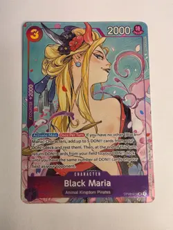 Black Maria (Illustration Box Vol.2) OP08-074 One Piece Promotion Cards Foil NM - Image 1