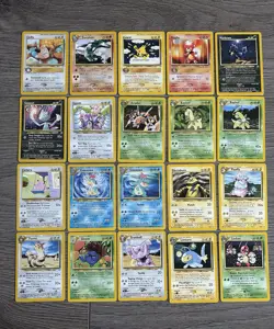 Pokemon Cards - Complete Neo Genesis Collection Non-holo Card Set WOTC - Image 2