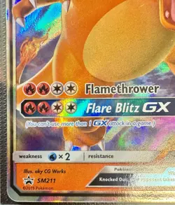 Pokemon Charizard 2 Card Lot Pokemon TCG Game Card Bundle GX V Holo Pokemon TCG - Image 3