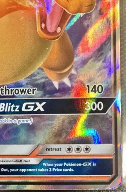 Pokemon Charizard 2 Card Lot Pokemon TCG Game Card Bundle GX V Holo Pokemon TCG - Image 4