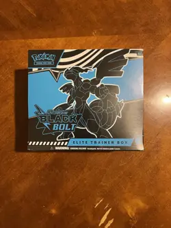Pokemon TCG Scarlet And Violet Black Bolt Elite Trainer Box ETB New Sealed - Image 1