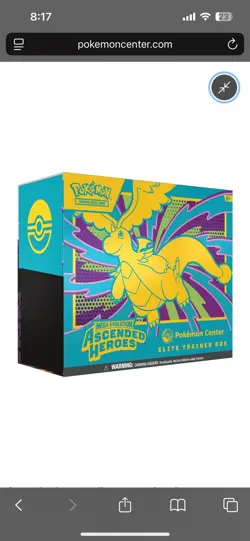 Ascended Heroes Pokemon Center Elite Trainer Box (ETB) - PRESALE CONFIRMED - Image 1