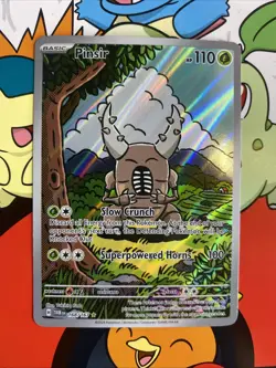Pokemon TCG Twilight Masquerade Pinsir 168/167 Illustration Rare NM - Image 1
