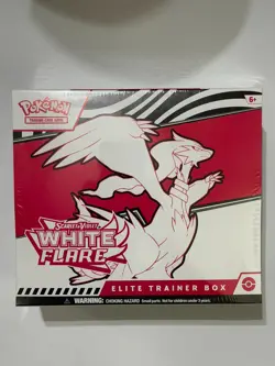 Pokemon TCG: Scarlet & Violet - WHITE FLARE Elite Trainer Box FACTORY SEALED ETB - Image 1