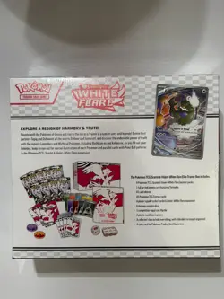 Pokemon TCG: Scarlet & Violet - WHITE FLARE Elite Trainer Box FACTORY SEALED ETB - Image 2