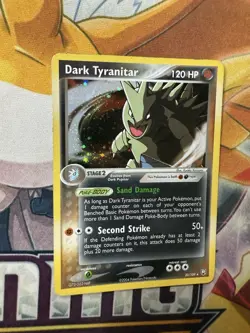 Pokemon TCG Dark Tyranitar EX Team Rocket Returns 20/109 holo rare 2004 MP - Image 2